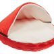 Sofantex Plush Pet Bed Cave for Cats and Small to Medium Size Dogs and Cats, Red, 25"