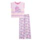 Wewearcute Girls' 2-Piece Loose-fit Pajama Set, Soft & Cute for Kids, JUST CHILL, 4
