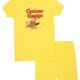 Curious George Girls' Little 2-Piece Snug-fit Organic Cotton Pajama Set, Soft & Cute for Kids, BANANA GEORGE, 5T