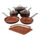 Gibson Home Cookware Set, No size, Brown