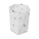 Maison Sucasa Tumbler for Bathroom, Countertop, Bathroom Accessory, Makeup Brush Holder, Pen Cup, Marble Design, Plastic, White