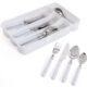 Gibson 65331.24 24 Piece Casual Living Flatware Set White