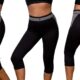 Slim & Trim Women's Capri Black Combo X-Large