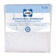 Sealy Baby Antimicrobial Fitted Waterproof Baby Crib Mattress Protector, Crib Mattress Topper, Crib Mattress Pad, Toddler Bed Mattress Protector, Machine Washable/Dryer Friendly, 52 x 28- White