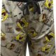 Briefly Stated Mens Nickelodeon SpongeBob Ready to Go to Work Long Sleep Shorts (X-Large), Grey