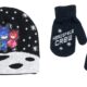 PJ Masks Toddler Boy's Embroidered Winter Hat and Mittens Set, 2-5T, Black