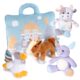 Barn Animals Baby Developmental Toys 6 Months | Newborn Gifts | Infant Gifts | Rattle, Crinkle, Squeak, & Tags Set | Soft Baby Toys | Barn Toys for Toddlers 1-3 | Sensory Animals with Play Mat