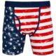 Bioworld United States of America Distressed Flag Boxer Briefs (US, Numeric, 32, 34, Regular, Regular) Multicolored