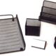 Majestic Goods Office Supply Mesh Desk Set, Black 6 Piece (XQ763B)