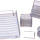 Majestic Goods Office Supply Mesh Desk Set, Silver 6 Piece (XQ763S)